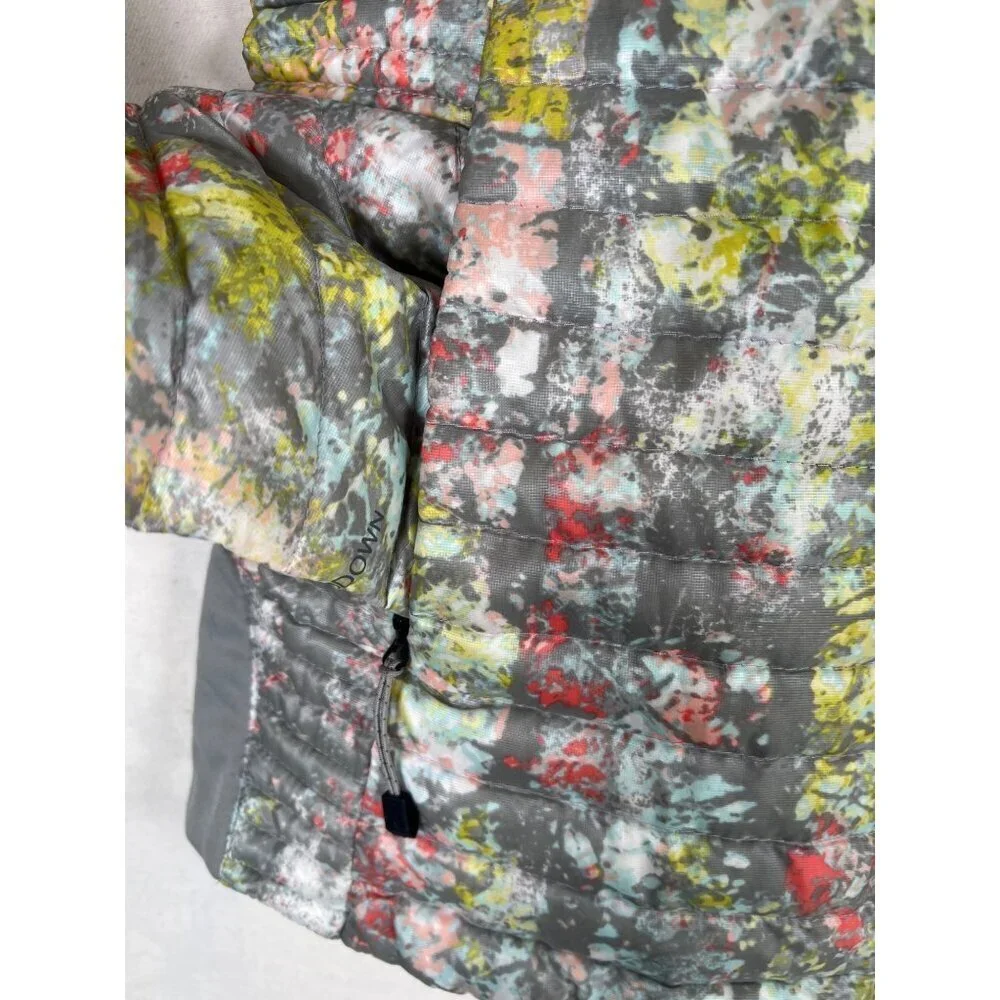 Eddie Bauer Womens Size XS Zip Jacket Storm 800 Quilted Goose Down Bright‎ Camo
